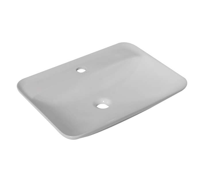 Bijiou Lucide Freestanding Basin - White (125 x 555 x 420mm)