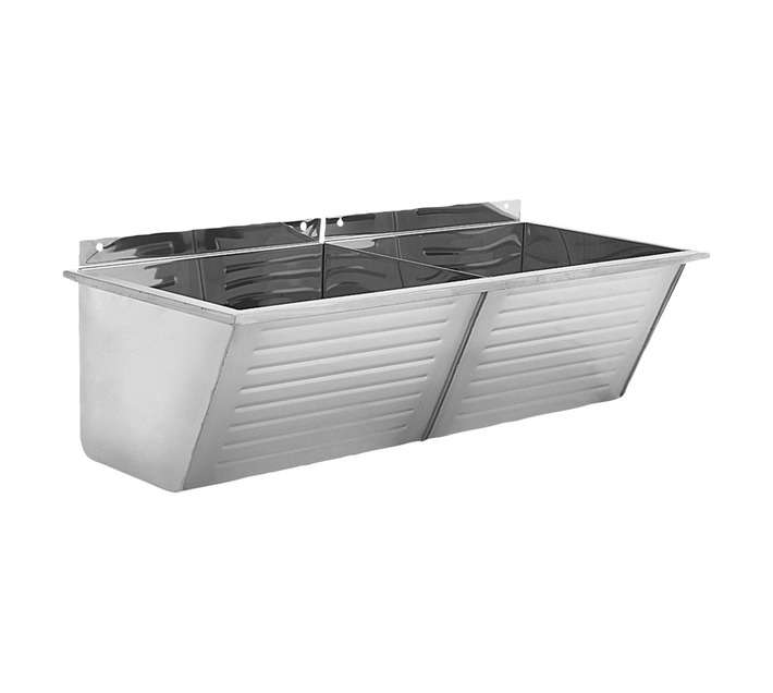 Franke Wash Trough Double ET102 Economy Stainless Steel (1025 x 455mm)