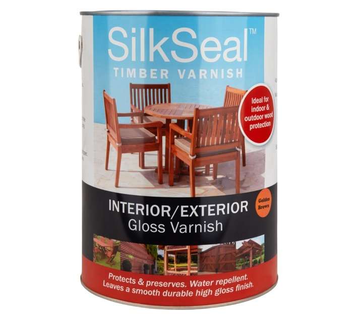 Silkseal Varnish Timber - Golden Brown (5L)