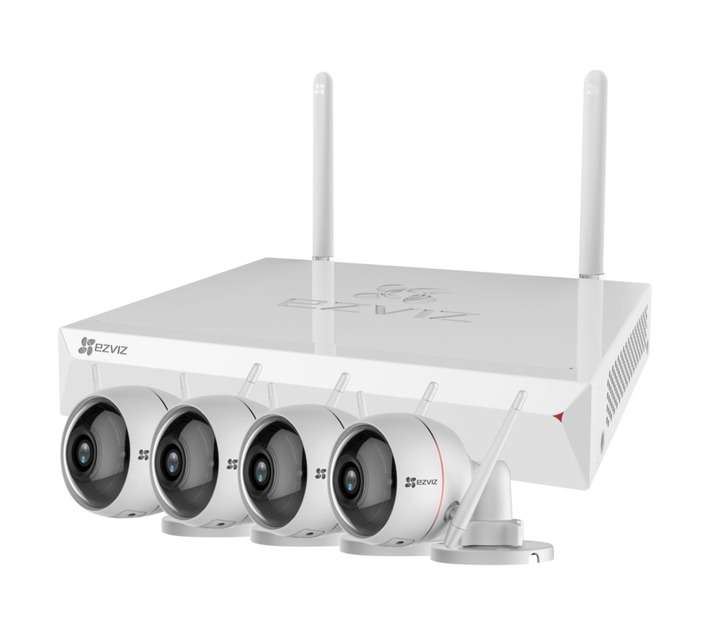 Ezviz Wi-Fi Wireless 8 Channel CCTV System - White