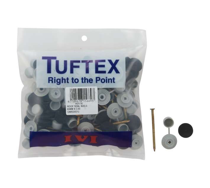 Tuftex 50 x Roof Seal Nails (65 x 3.5mm)