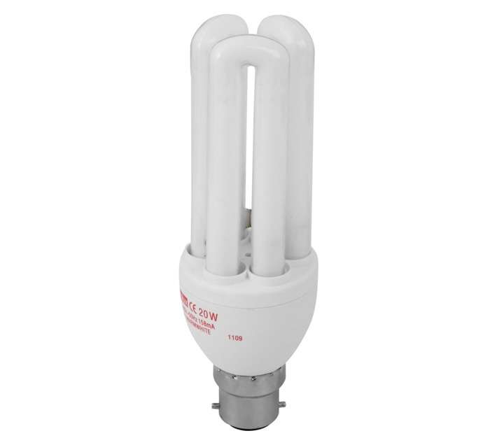 Eurolux B22 3U Compact Fluorescent - Warm White (20w)