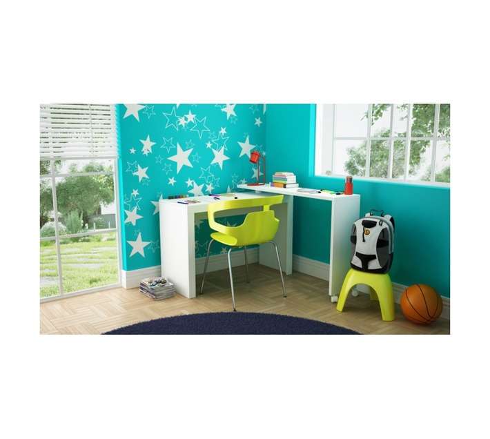 Lotus Computer Desk - White