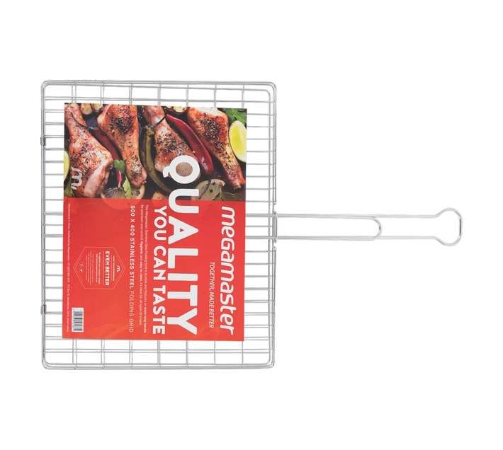 Megamaster Stainless Steel Braai Grid (500 x 400mm)
