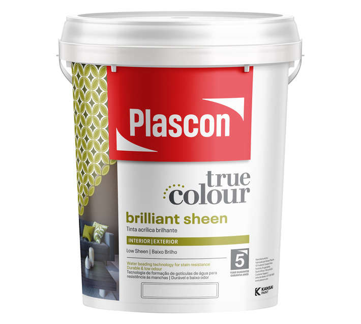Plascon True Colour Brilliant Sheen - White (20L)