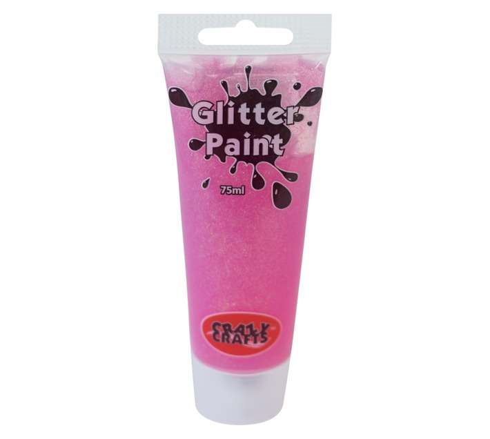 Glitter Paint - Cerise Pink (75ml)