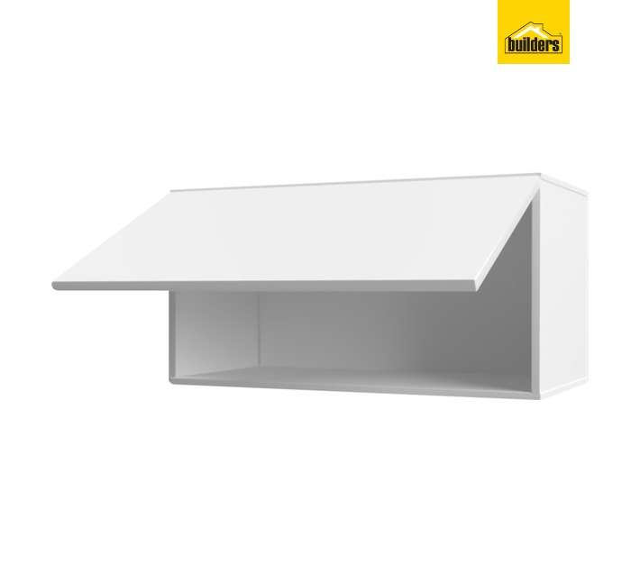 Home and Kitchen Melamine Top Extractor Fan Cabinet Unit - White (600 x 300 x 360mm)