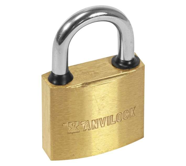 Anvilock Brass Padlock (50mm)
