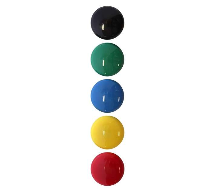 Parrot Products BA0608 5 x Circular Magnets - Assorted (30mm)