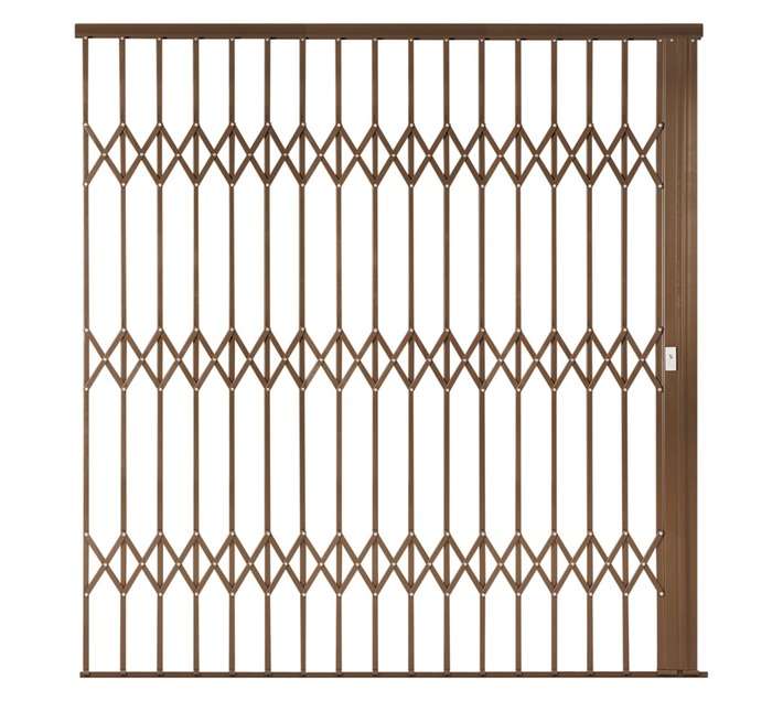 Xpanda Alu-Glide Plus Security Gate - Bronze (2200 x 2150mm).