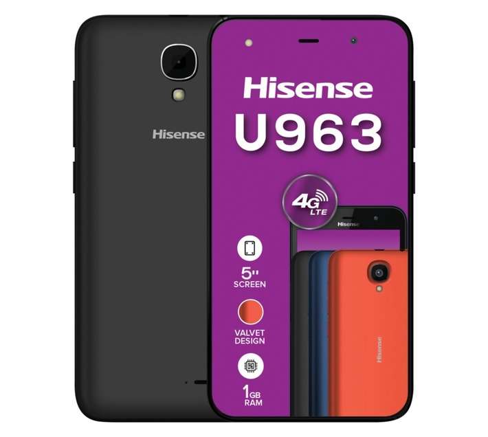 Hisense U963 Smartphone - Black