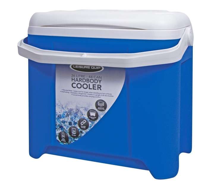 Leisurequip MQ8114 Hardbody Cooler Box - Blue (26L)