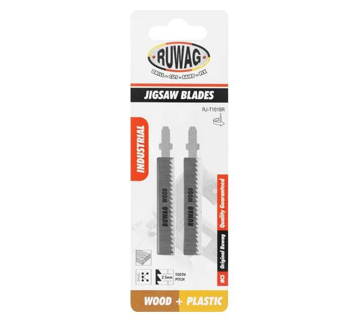 Ruwag RJ-T101BR T-Shank Wood Jigsaw Blades (2 Pack)