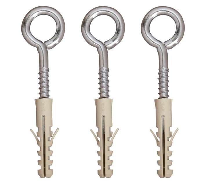 IKA Eye Screw 6mm and Nylon Plug TP (3 Pack)