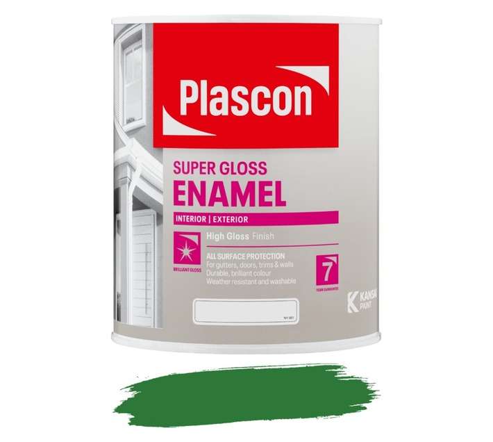 Plascon Super Universal Enamel Doors and Trims - Brilliant Green (1L)