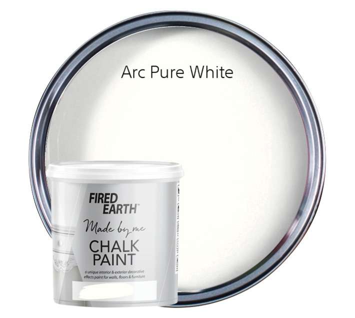 Fired Earth Chalk Furniture and Wall Paint - Pure White(1L)