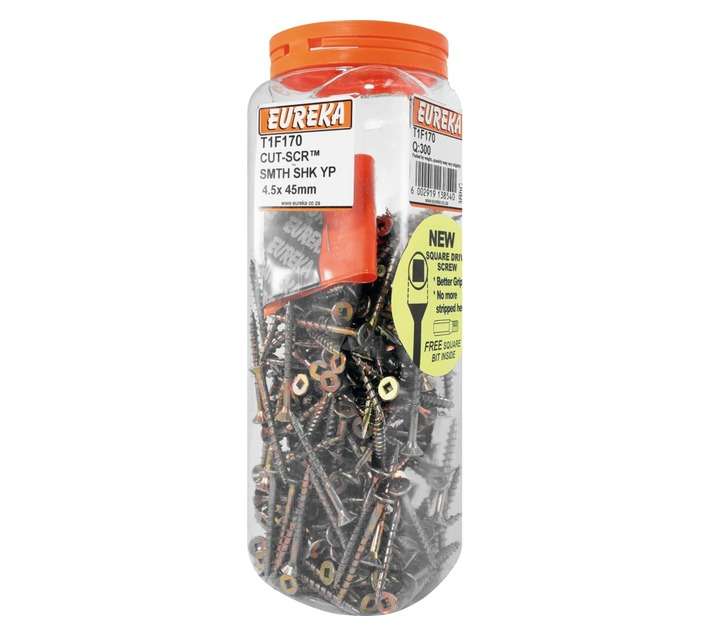 Eureka 4.5 x 45mm Cut/Screw Smooth Shank Yp (Q300)