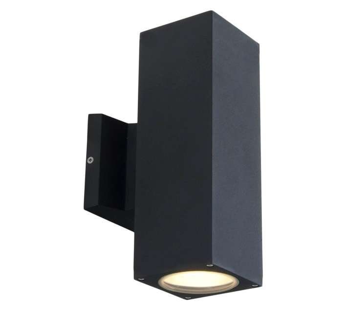 Design House LED Double Square Wall Washer - Black