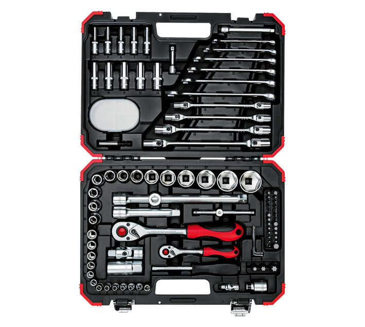 Gedore Red 92 Piece 1/2 and 1/4 Socket Set (380 x 280 x 80mm)