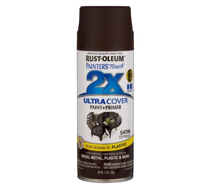 Rust-Oleum Spray Paint Touch 2X Ultra Cover - Satin Espresso (340g)