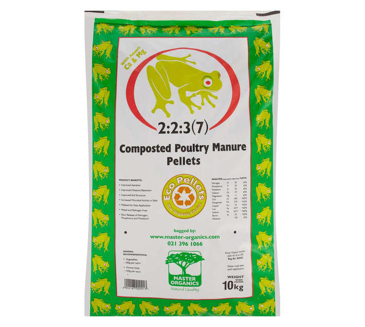 Master Organics Compost Poultry Manure Pellets (10kg)