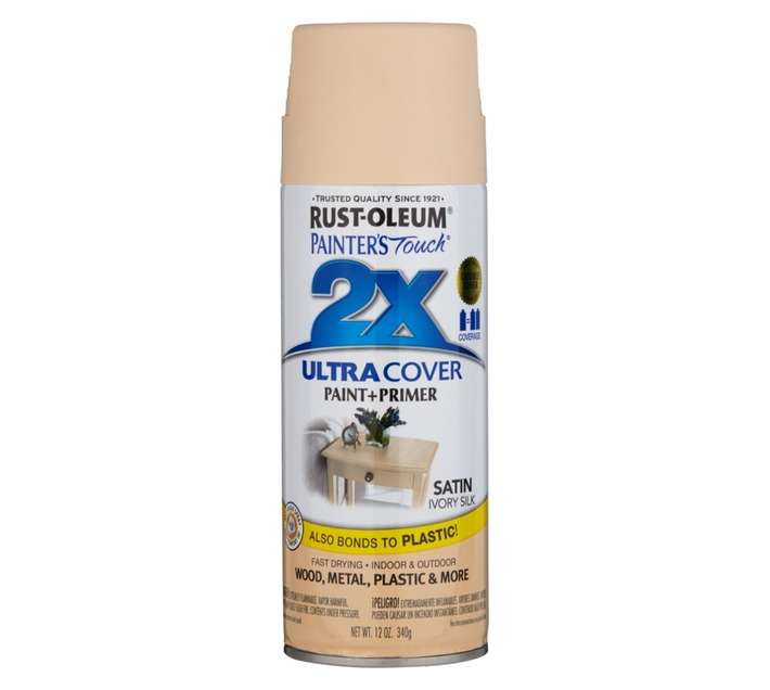 Rust-Oleum Spray Paint Touch 2X Ultra Cover - Satin Ivory Silk (340g)