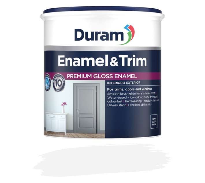 DURAM ENAMEL & TRIM 1LT WHT