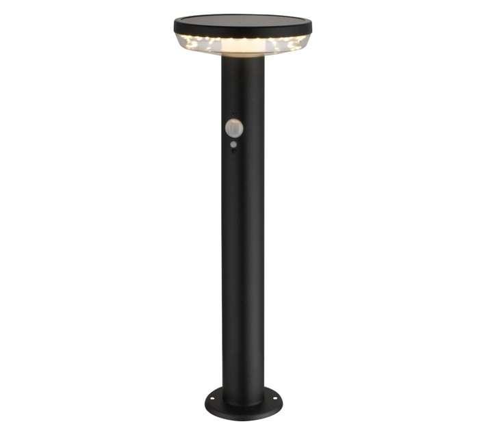 Solar Flair Bollard Spike Light with Sensor - Black (500mm)