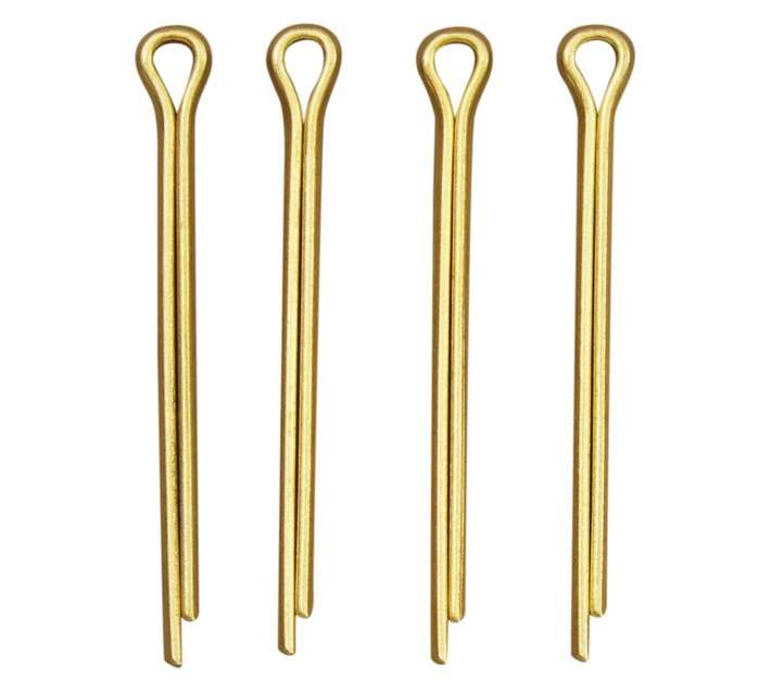 Eureka 3.2 x 38mm Split Pin Solid Brass (4 Pack)