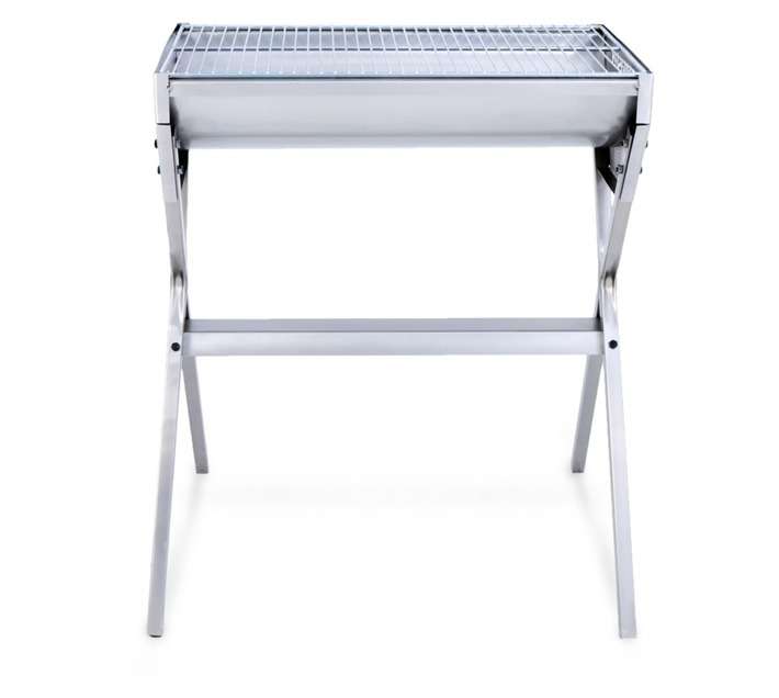 Megamaster 700 Charcoal Barrel Braai - Stainless Steel