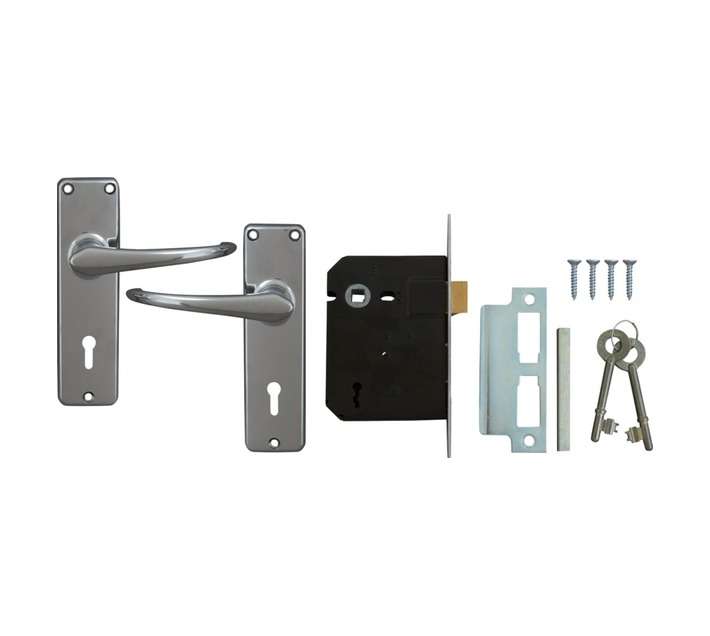 Union Lockset 3 Lev CZ6822452 - Satin Chrome