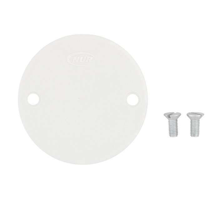 Proton Prepack PVC Lid with Screws - White (65mm)