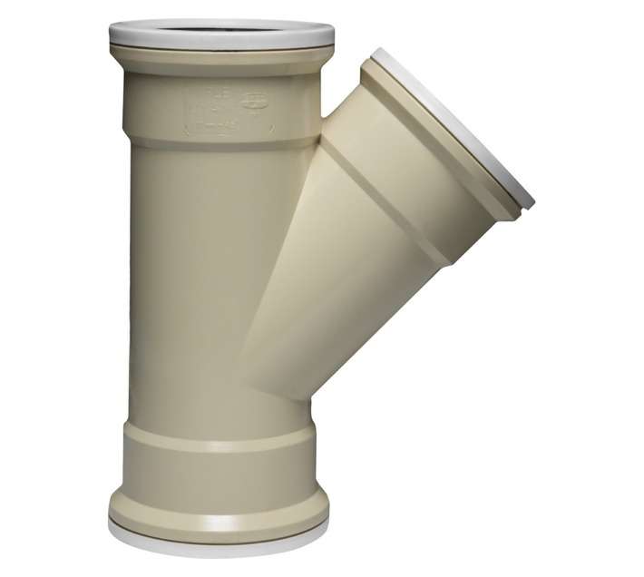 Marley UY41 Plain 45 Degree PVC Underground Junction (110mm)