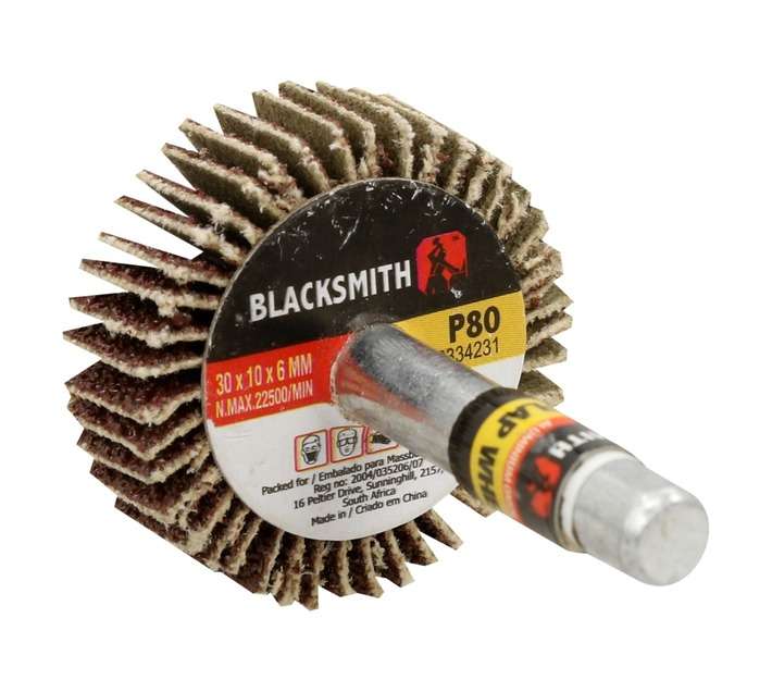 Blacksmith P80 Chuck Mount Flap Wheel (30 x 10mm)