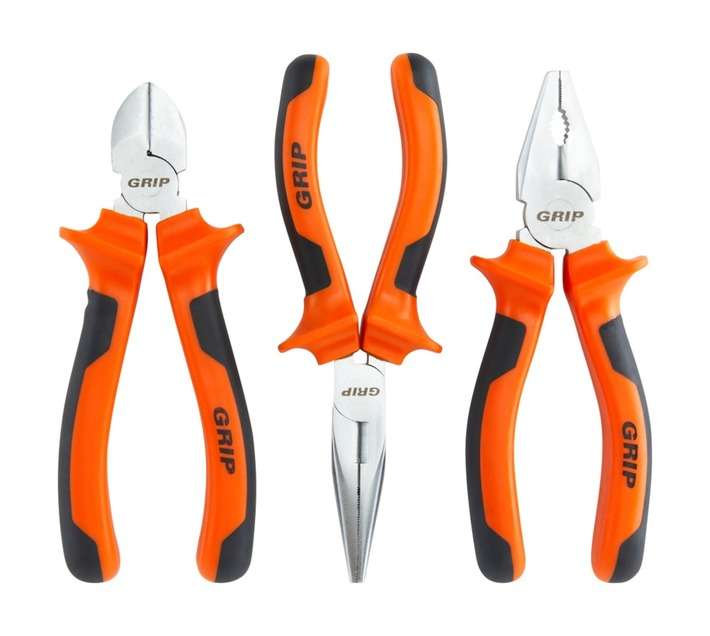 Grip 3 Piece Plier Set