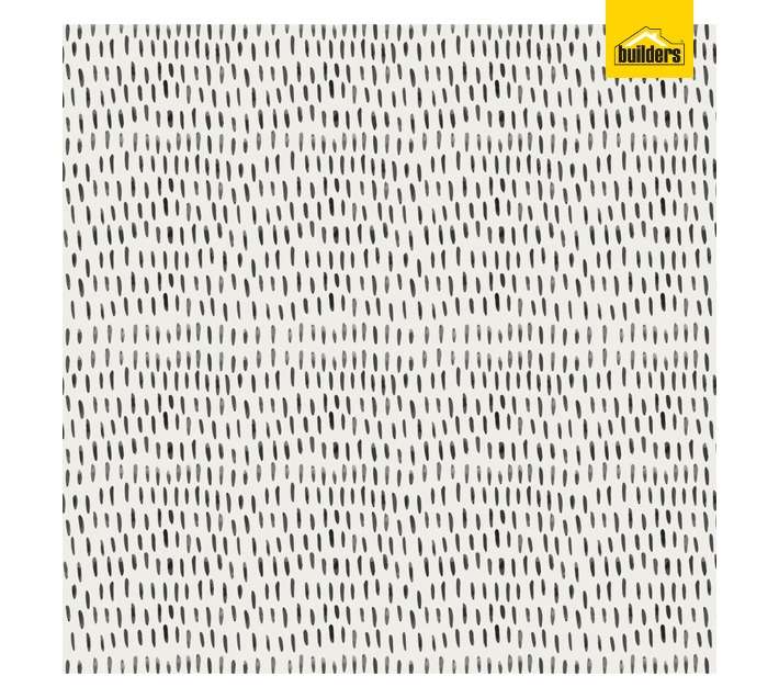 Fired Earth Muted Dots Wallpaper - Black/White (10m x 530mm)