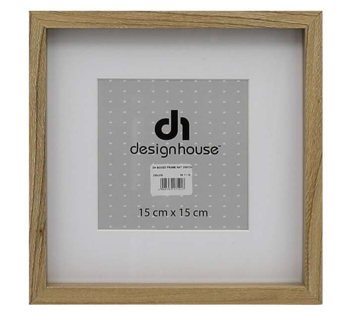 Design House Boxed Photo Frame - Natural (250 x 250mm)
