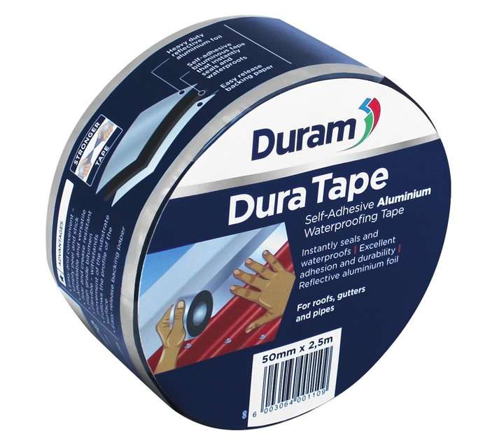 Duram Self-Adhesive Aluminium Waterproofing Tape (50mm x 2.5m)