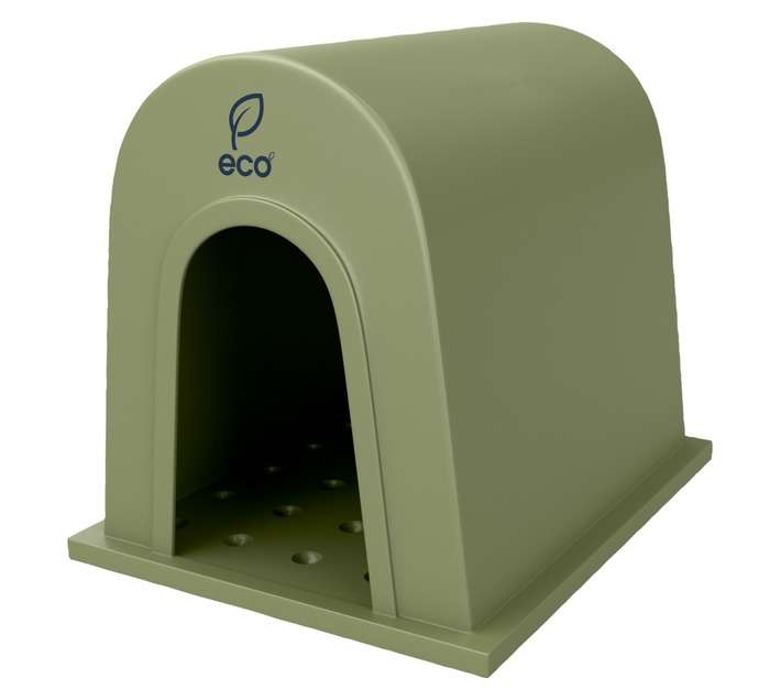 Eco Tanks Medium Dog Kennel - Olive