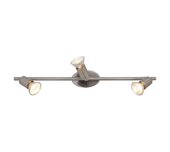 Eurolux S216SC Buzz 3 Light Spotlight - Satin Chrome