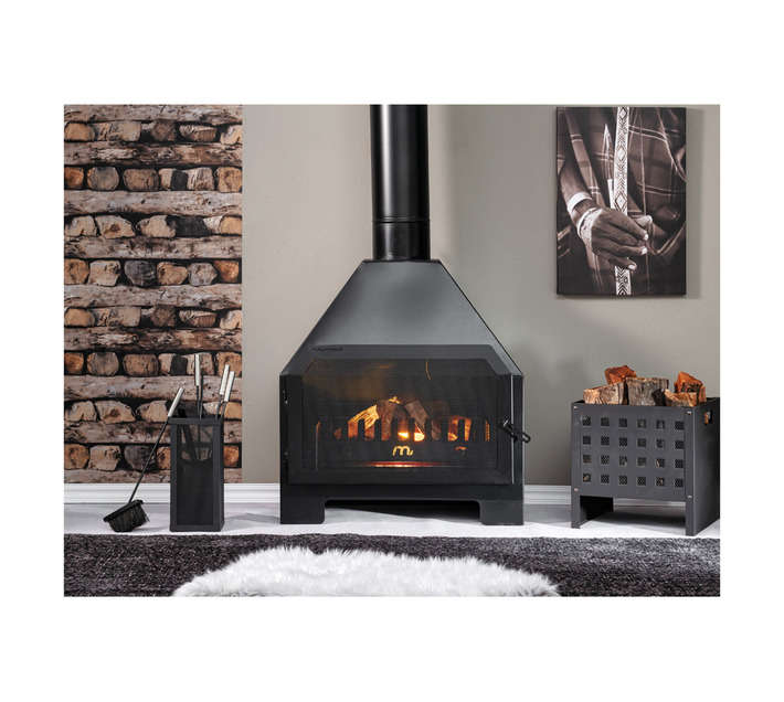 Stefano and Co Vintage Remix Rug - Black/Grey (2300 x 1600mm)