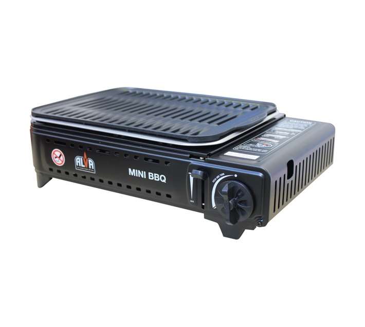 Alva BBQ Canister Cooker with Carry Case - Black (545 x 320 x 130mm)