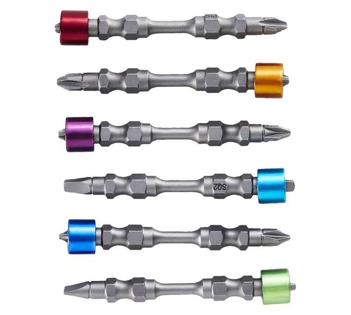 Grip 6 Piece Double Ended Magnetic Power Bits
