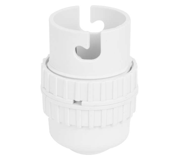 Builder Bayonet Cap Nylon Lamp Holder (10mm) - White