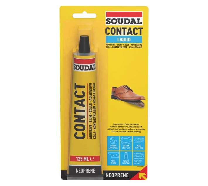 Soudal 111568 Blister Pack Liquid Contact Adhesive (125ml)