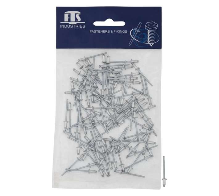 Rutherford 3206 Aluminium Rivets (100 Pack)