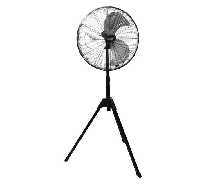 Goldair GISF-200 Pedestal Fan - Metallic (600mm)