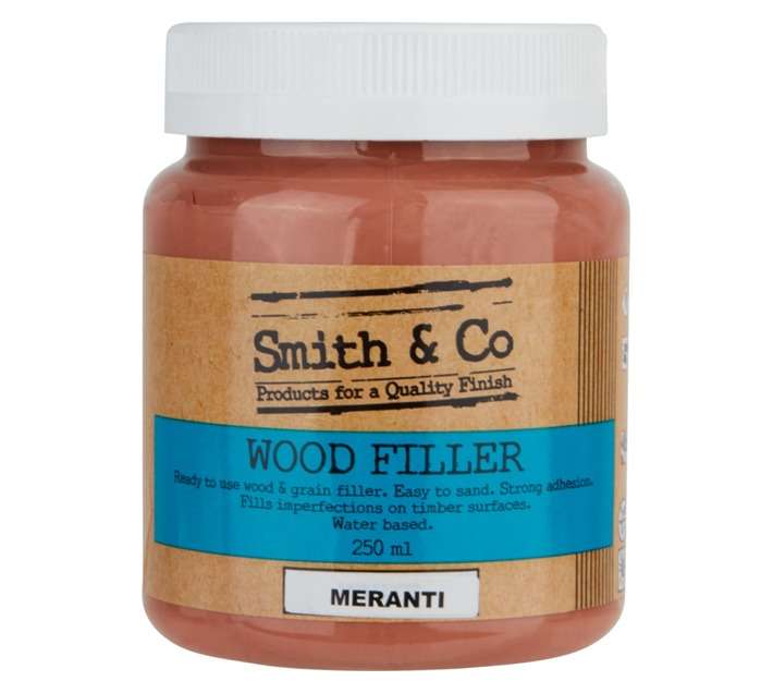Smith and Co Wood Filler - Meranti (250ml)