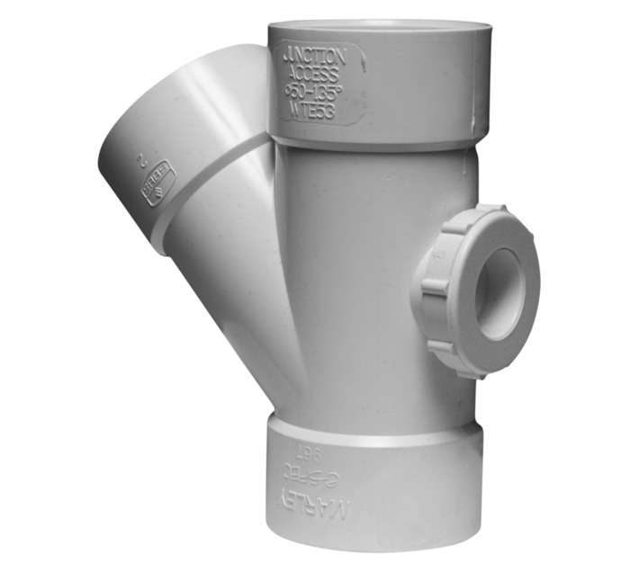 Marley Pipes PVC 135 Degree Waste Junction Inspection Eye (50mm)