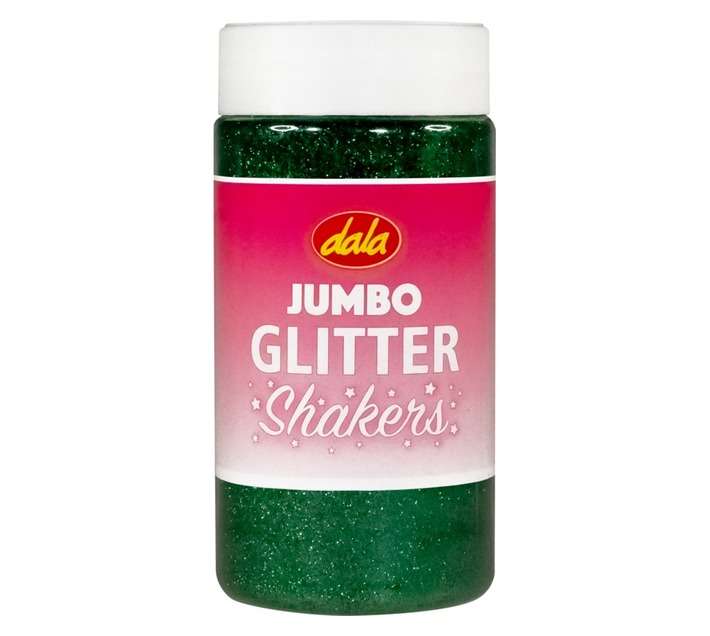 Dala Jumbo Glitter Shaker - Green (260g)
